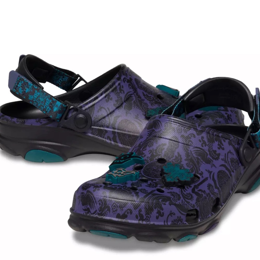 2024 The Haunted Mansion Crocs Wallpaper Disneyland Disney Adult W7 / M5 New